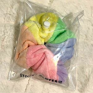 Stoney Clover Jumbo scrunchie in Rainbow